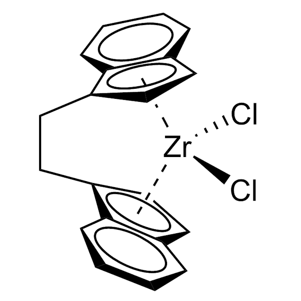 100080-82-8 H43081 Dichloro[rac-ethylenebis(indenyl)]zirconium(IV)
乙烯基双茚基二氯化锆(IV)